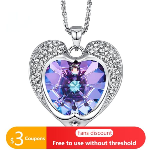 pendant necklaces agata women silver necklace embellished with blue pruple crystals heart dolphins valentine's day gift jewelry
pendant necklaces agata women silver necklace embellished with blue pruple crystals heart dolphins valentine's day gift jewelry