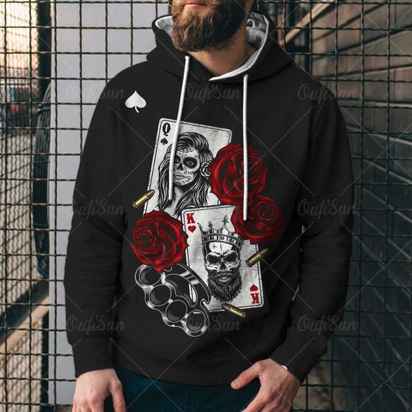 men's hoodies & sweatshirts poker pattern 3d printed sweatshirt fashion spring and autumn round neck loose hoodie men oversized clothin, Black
men's hoodies & sweatshirts poker pattern 3d printed sweatshirt fashion spring and autumn round neck loose hoodie men oversized clothin, Black