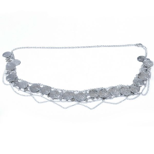 big coin waist chain for women tribal belly costume dancing accessories waistband egypt nile dance belt 9, Silver
big coin waist chain for women tribal belly costume dancing accessories waistband egypt nile dance belt 9, Silver