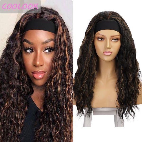 synthetic wigs loose wave headband for black women brown highlight water with scarf natural wavy headwrap wig cosplay
synthetic wigs loose wave headband for black women brown highlight water with scarf natural wavy headwrap wig cosplay