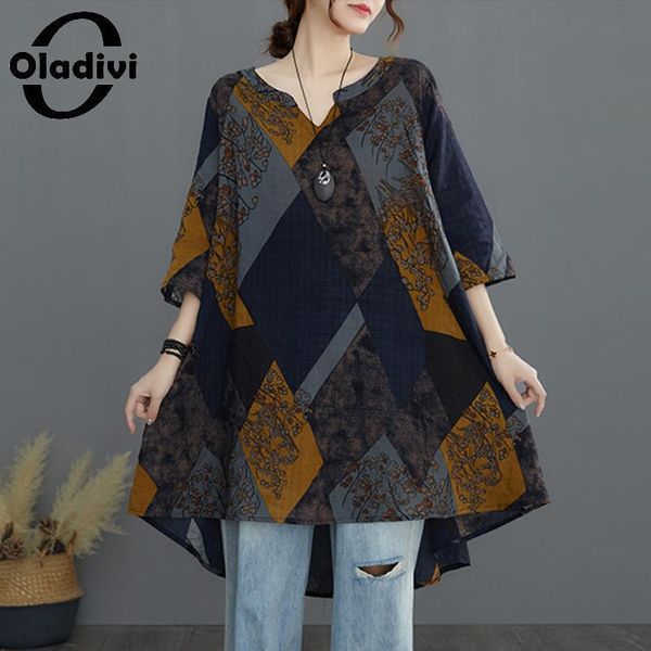women's blouses & shirts oladivi oversized women clothing fashion ladies casual loose cotton linen blouse 2021 summer short sleeve tuni, White
women's blouses & shirts oladivi oversized women clothing fashion ladies casual loose cotton linen blouse 2021 summer short sleeve tuni, White