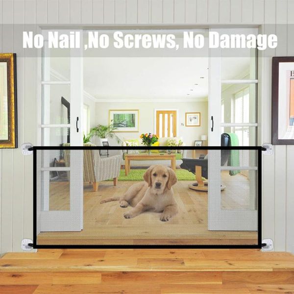 pet barrier fences portable folding breathable mesh dog gate separation guard isolated fence dogs baby safety kennels & pens
pet barrier fences portable folding breathable mesh dog gate separation guard isolated fence dogs baby safety kennels & pens