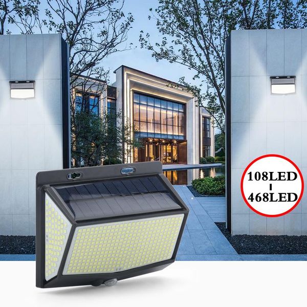 outdoor wall lamps 108/288/468 led solar lamp street lights garden waterproof lighting pir motion sensor detection sunlight spotlight
outdoor wall lamps 108/288/468 led solar lamp street lights garden waterproof lighting pir motion sensor detection sunlight spotlight