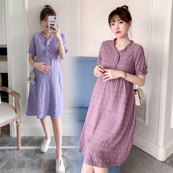 16924# maternity clothes nursing dress summer loose stylish pregnant women pregnancy breastfeeding dresses, White
16924# maternity clothes nursing dress summer loose stylish pregnant women pregnancy breastfeeding dresses, White