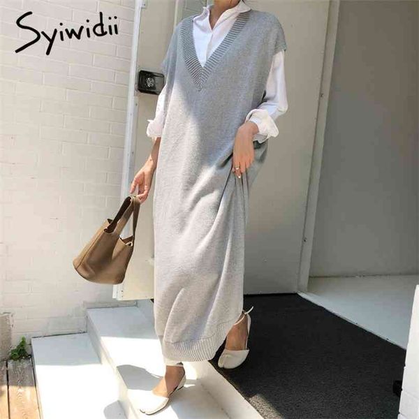 fake two piece dresses women clothing harajuku korean straight office lady knitting solid plus size loose gray spring 210607, Black;gray
fake two piece dresses women clothing harajuku korean straight office lady knitting solid plus size loose gray spring 210607, Black;gray
