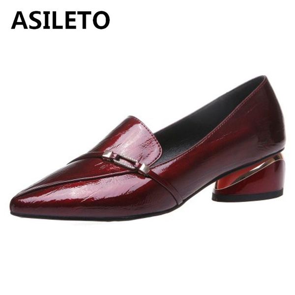 dress shoes asileto woman retro spring autumn pumps pointed toe 4cm hoof heels slip on patent leathter metal large size 33-43 date a3066, Black
dress shoes asileto woman retro spring autumn pumps pointed toe 4cm hoof heels slip on patent leathter metal large size 33-43 date a3066, Black
