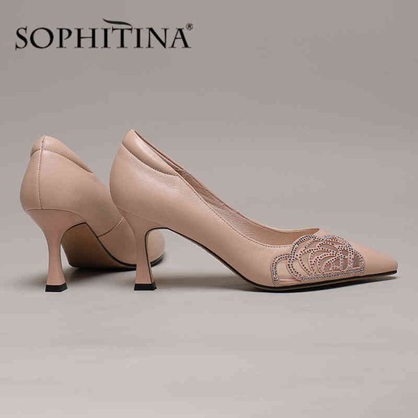 sophitina leather pumps women fashion pointed toe hign heels thin heel print shoes classice decoration pumps so479 210513, Black
sophitina leather pumps women fashion pointed toe hign heels thin heel print shoes classice decoration pumps so479 210513, Black