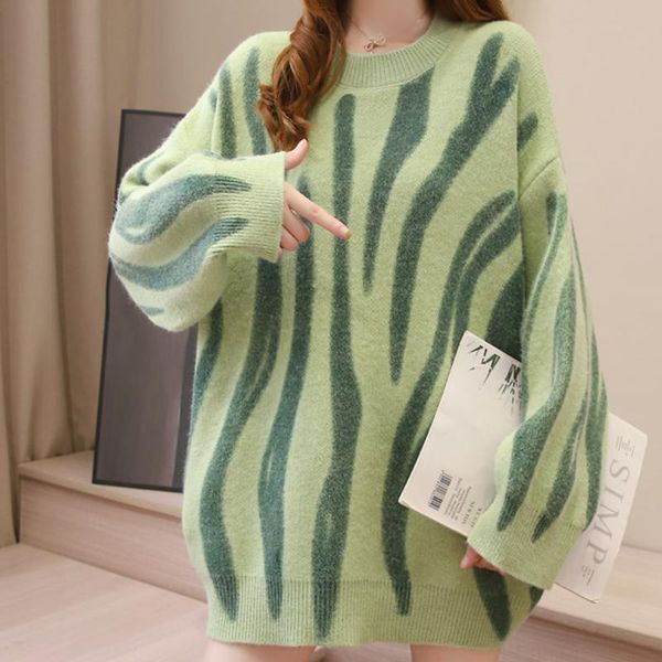 women's sweaters stripe sweater women knit green casual pullover sweet print jumper o neck loose long sleeve pull femme, White;black
women's sweaters stripe sweater women knit green casual pullover sweet print jumper o neck loose long sleeve pull femme, White;black