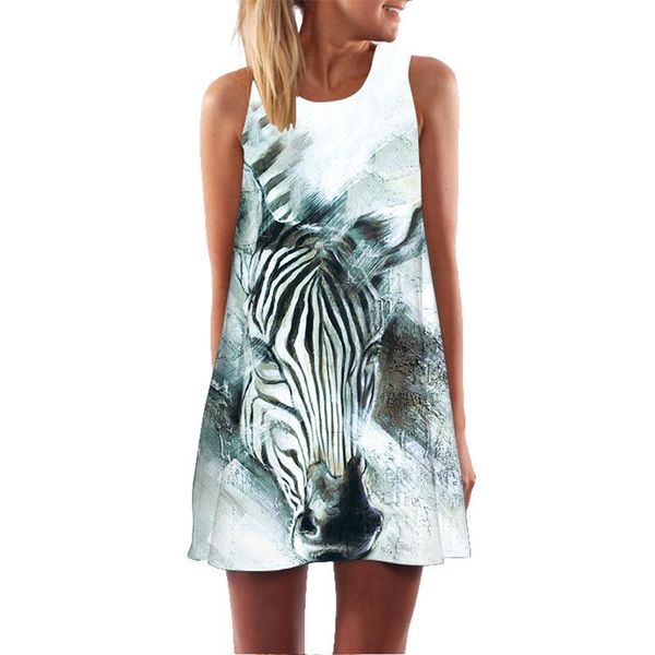 casual dresses fashion women's vest dress animal horse 3d full print summer bohemian style, Black;gray
casual dresses fashion women's vest dress animal horse 3d full print summer bohemian style, Black;gray