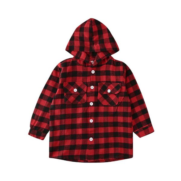 shirts toddler kid baby boy girl shirt red plaid fall long sleeve pocket hooded blouses outerwear coat cute clothes for 2-7y, White;black
shirts toddler kid baby boy girl shirt red plaid fall long sleeve pocket hooded blouses outerwear coat cute clothes for 2-7y, White;black