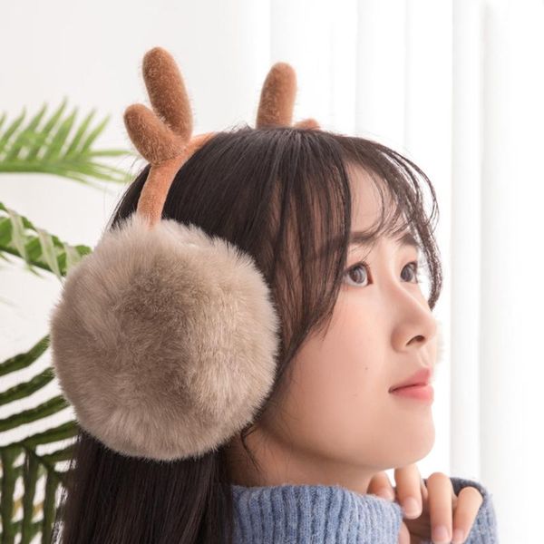 berets christmas antlers earmuffs women cute elk earmuff solid color ladies winter warm comfortable deer earwarmers, Blue;gray
berets christmas antlers earmuffs women cute elk earmuff solid color ladies winter warm comfortable deer earwarmers, Blue;gray
