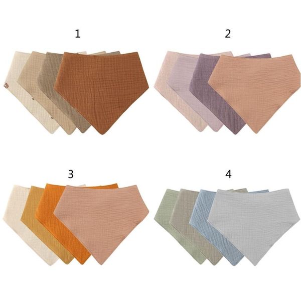 bibs & burp cloths 4 pcs soft cotton triangle scarf solid color snap button bib baby feeding drool saliva towel bandana cloth
bibs & burp cloths 4 pcs soft cotton triangle scarf solid color snap button bib baby feeding drool saliva towel bandana cloth