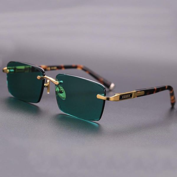 sunglasses acetate frame + natural crystal stone green lens woman brand vintage glass rimless sun glasses men anti scratch, White;black
sunglasses acetate frame + natural crystal stone green lens woman brand vintage glass rimless sun glasses men anti scratch, White;black