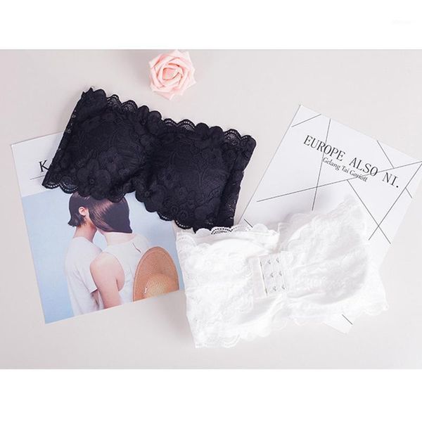 women's all-match short underwear lace wrap chest bandeau pad bustiers & corsets, Black;white
women's all-match short underwear lace wrap chest bandeau pad bustiers & corsets, Black;white
