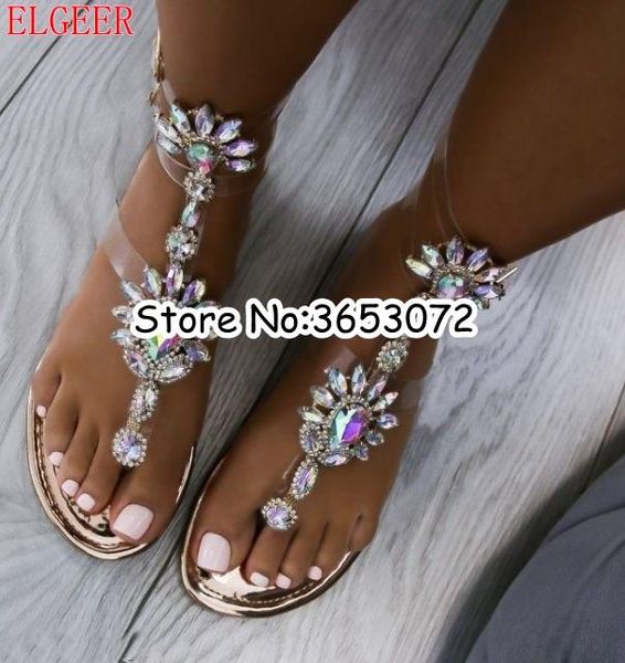 clear crystal embellished lady flats sandals rhinestone gladiator buckle strap casual clip-toe flip-flops summer woman shoes, Black
clear crystal embellished lady flats sandals rhinestone gladiator buckle strap casual clip-toe flip-flops summer woman shoes, Black