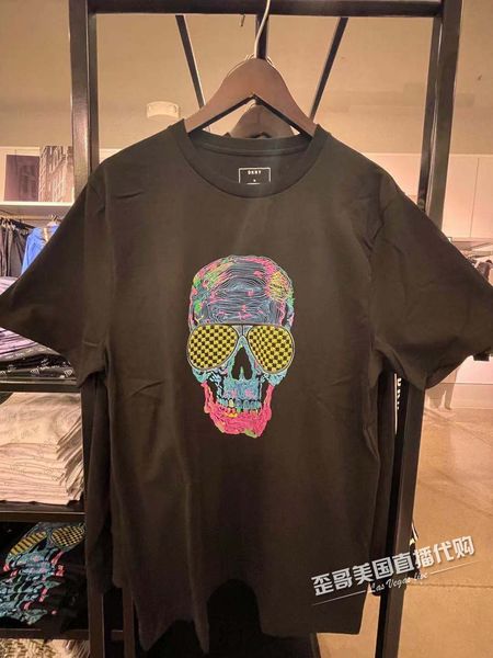men's and women's t-shirt summer fashion short-sleeved cotton round neck tees dkn, White;black
men's and women's t-shirt summer fashion short-sleeved cotton round neck tees dkn, White;black