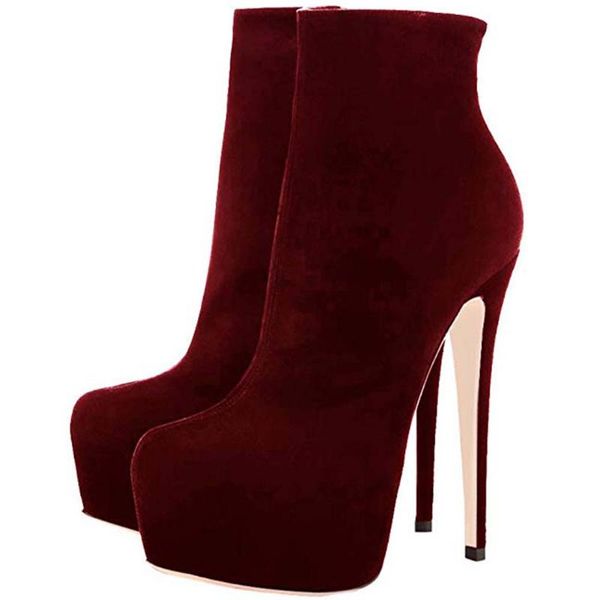 boots ribetrini brand more colors super fetish high heels winter women plus size platform flock party ankle boot, Black
boots ribetrini brand more colors super fetish high heels winter women plus size platform flock party ankle boot, Black