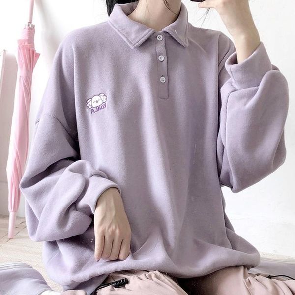 women's hoodies & sweatshirts qweek women sweatshirt soft girl kawaii cute embroidery japanese style long sleeve alt clothes 2021, Black
women's hoodies & sweatshirts qweek women sweatshirt soft girl kawaii cute embroidery japanese style long sleeve alt clothes 2021, Black