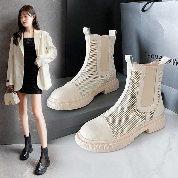 short boots women's spring and summer thin flat-bottomed thick-bottomed mesh sandals breathable, Black
short boots women's spring and summer thin flat-bottomed thick-bottomed mesh sandals breathable, Black