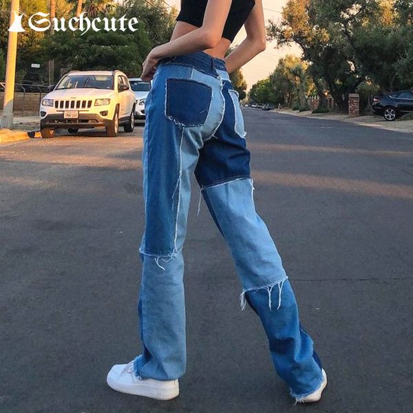 women's pants & capris high waist streetwear patchwork jeans for women y2k fashion straight harajuku 90s denim trousers 9795, Black;white
women's pants & capris high waist streetwear patchwork jeans for women y2k fashion straight harajuku 90s denim trousers 9795, Black;white