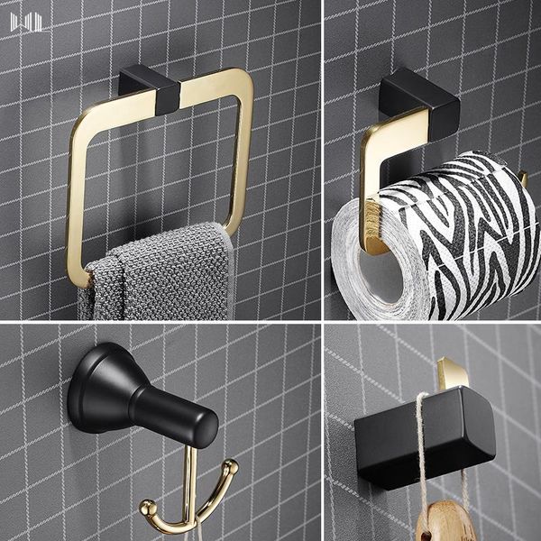 bathroom accessorie set soild brass gold & black towel ring/rack/bar paper roll holder robe hooks soap dish bath hardware accessory
bathroom accessorie set soild brass gold & black towel ring/rack/bar paper roll holder robe hooks soap dish bath hardware accessory