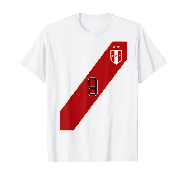 shirt peru cup america peruvian 2019 brazil #9 warrior t-shirt, White;black
shirt peru cup america peruvian 2019 brazil #9 warrior t-shirt, White;black