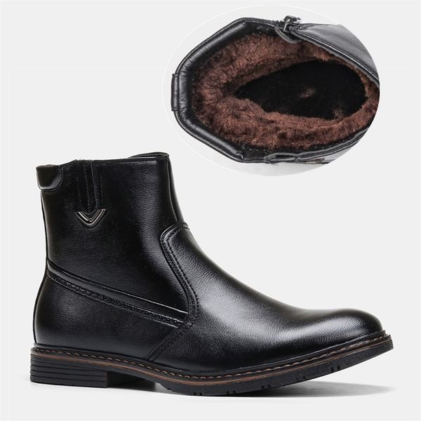 men winter shoes warm non-slip comfortable brand snow boots fashion winter boots men 211022, Black
men winter shoes warm non-slip comfortable brand snow boots fashion winter boots men 211022, Black