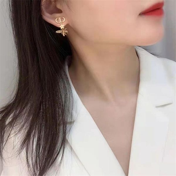 special offer designer jewelry letter star bee rhinestone earrings 925 silver needle brass earrings female hbl8
special offer designer jewelry letter star bee rhinestone earrings 925 silver needle brass earrings female hbl8