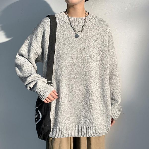 men's sweaters 2021 autumn trendy korean simple round neck pullover sweater solid color knit, White;black
men's sweaters 2021 autumn trendy korean simple round neck pullover sweater solid color knit, White;black