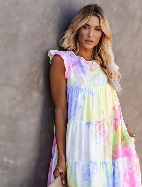 summer tie dye print womens sleepwears dress sleeveless o neck loose party mini dresses fashion ruffled pocket streetwear vestido, Black;red
summer tie dye print womens sleepwears dress sleeveless o neck loose party mini dresses fashion ruffled pocket streetwear vestido, Black;red