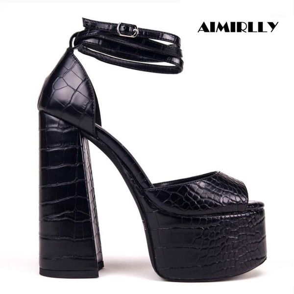 sandals women shoes peep toe high heel platform crocodile pu block ankle strap ladies dress heels black pink1
sandals women shoes peep toe high heel platform crocodile pu block ankle strap ladies dress heels black pink1