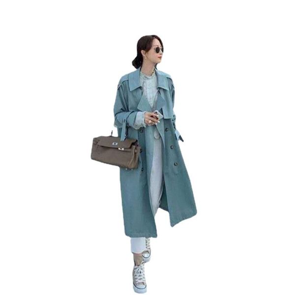 women's trench coats early autumn korean version of fashion khaki atmospheric loose temperament over the knee-length windbreaker coat w, Tan;black
women's trench coats early autumn korean version of fashion khaki atmospheric loose temperament over the knee-length windbreaker coat w, Tan;black