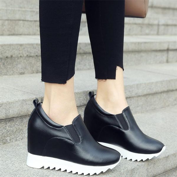 boots fashion sneakers women genuine leather wedges high heel ankle female mid round toe platform pumps shoes casual, Black
boots fashion sneakers women genuine leather wedges high heel ankle female mid round toe platform pumps shoes casual, Black