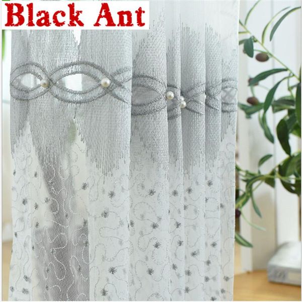 curtain & drapes embroidered translucent tulle pearls for living room window screen balcony voile sheer fabric light luxury x-jd925#20
curtain & drapes embroidered translucent tulle pearls for living room window screen balcony voile sheer fabric light luxury x-jd925#20