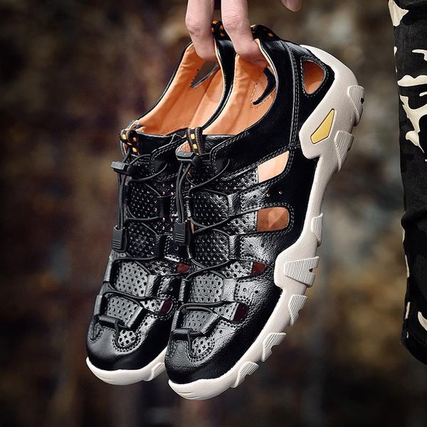 sandals men casual shoes leather summer beach mens roman for rubber outsole fisherman breathable leisure, Black
sandals men casual shoes leather summer beach mens roman for rubber outsole fisherman breathable leisure, Black