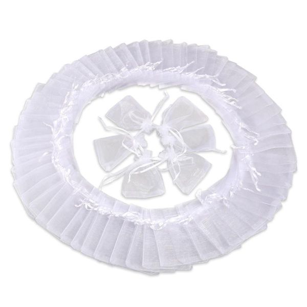 foxnovo 100pcs 7*9cm organza drawstring gift bags wedding favor jewellery pouches (white) wrap
foxnovo 100pcs 7*9cm organza drawstring gift bags wedding favor jewellery pouches (white) wrap