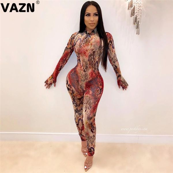 women's jumpsuits & rompers vazn colorful design fashion off shoulder print bandage women jumpsuit long sleeve pant club, Black;white
women's jumpsuits & rompers vazn colorful design fashion off shoulder print bandage women jumpsuit long sleeve pant club, Black;white