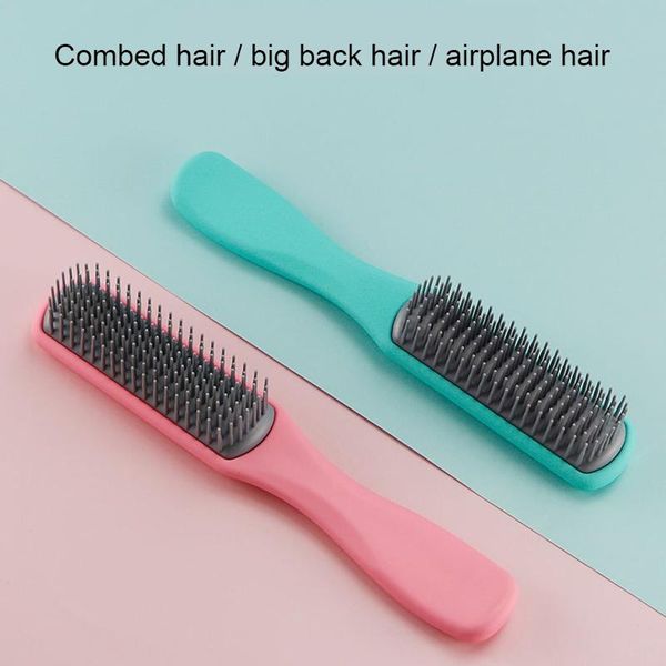 hair brushes soft massage the scalp brush dry and wet dual-purpose smooth oil head nine rows combs styling tools accessorie, Silver
hair brushes soft massage the scalp brush dry and wet dual-purpose smooth oil head nine rows combs styling tools accessorie, Silver