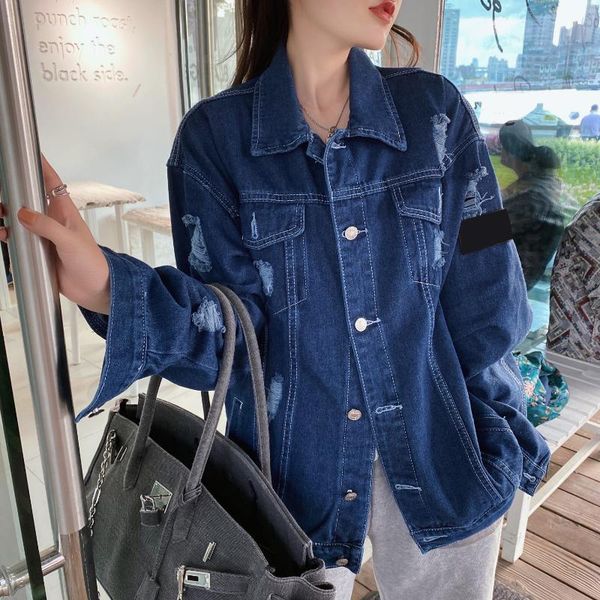 men's jackets autumn tide brand armband compass jean jacket washed worn frayed hole men and women casual lapel, Black;brown
men's jackets autumn tide brand armband compass jean jacket washed worn frayed hole men and women casual lapel, Black;brown