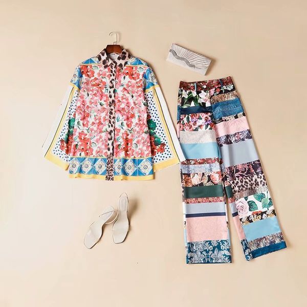 dress european and american women's clothing 2021 spring long-sleeved court vintage print shirt trousers fashion suits r7li, White
dress european and american women's clothing 2021 spring long-sleeved court vintage print shirt trousers fashion suits r7li, White