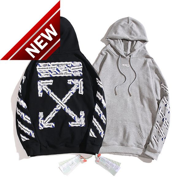chaopai off autumn and winter prohibition slogan arrow pattern hooded sweater for men women, Black
chaopai off autumn and winter prohibition slogan arrow pattern hooded sweater for men women, Black