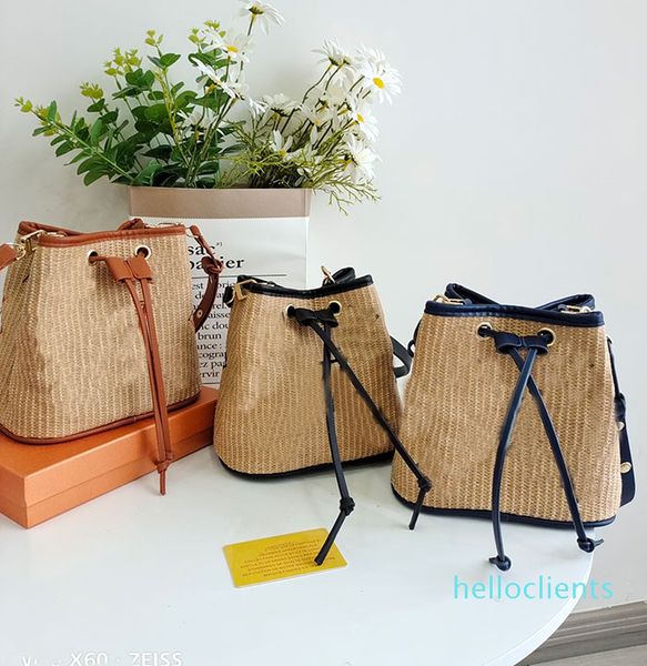 brand designer straw woven bucket bag high-quality women's fashion letter shoulder messenger bag crossbody bags
brand designer straw woven bucket bag high-quality women's fashion letter shoulder messenger bag crossbody bags