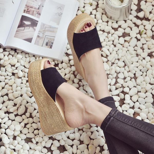 slippers peep toe beige heeled sandals on a wedge soft high-heeled shoes lady slides slipers women med fashion black comfort sum
slippers peep toe beige heeled sandals on a wedge soft high-heeled shoes lady slides slipers women med fashion black comfort sum