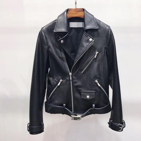 women's leather & faux maylofuer genuine jacket women coat fashion locomotive jackets for spring winter long sleeves with zipper and be, Black
women's leather & faux maylofuer genuine jacket women coat fashion locomotive jackets for spring winter long sleeves with zipper and be, Black