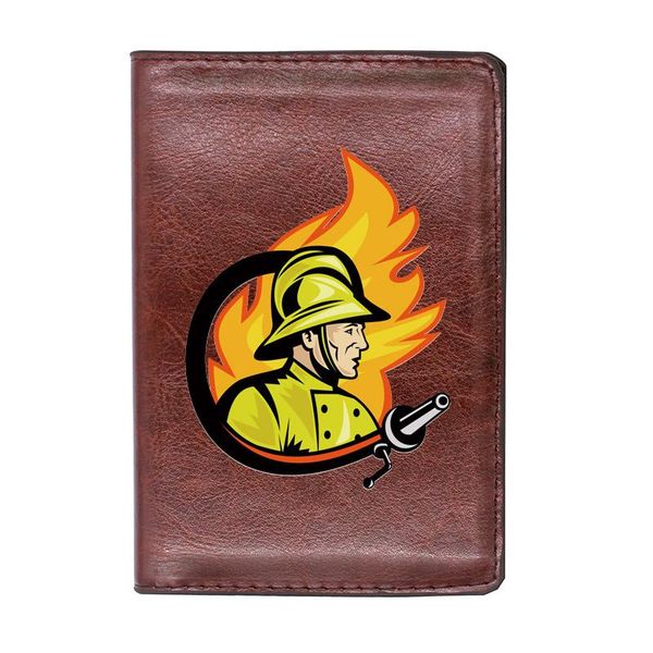 card holders leather vintage brave fireman printing travel passport cover id case, Brown;gray
card holders leather vintage brave fireman printing travel passport cover id case, Brown;gray