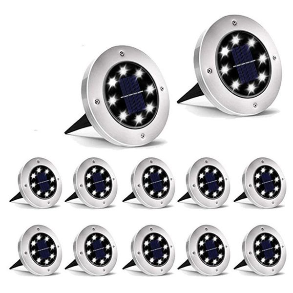 solar lamps 8 leds lights ground garden waterproof outdoor disk for pathway yard walkway patio lawn thb5187
solar lamps 8 leds lights ground garden waterproof outdoor disk for pathway yard walkway patio lawn thb5187