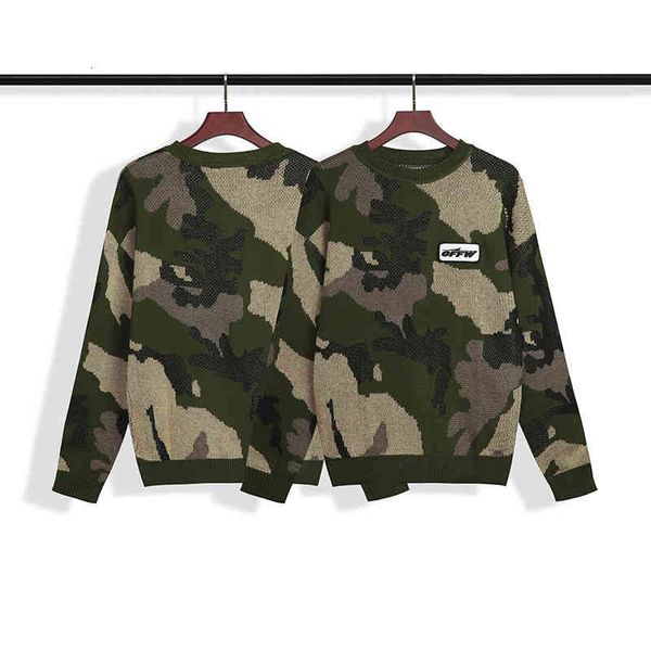 new and 2021 winter autumn correct version off green camouflage knitted sweater, Black
new and 2021 winter autumn correct version off green camouflage knitted sweater, Black