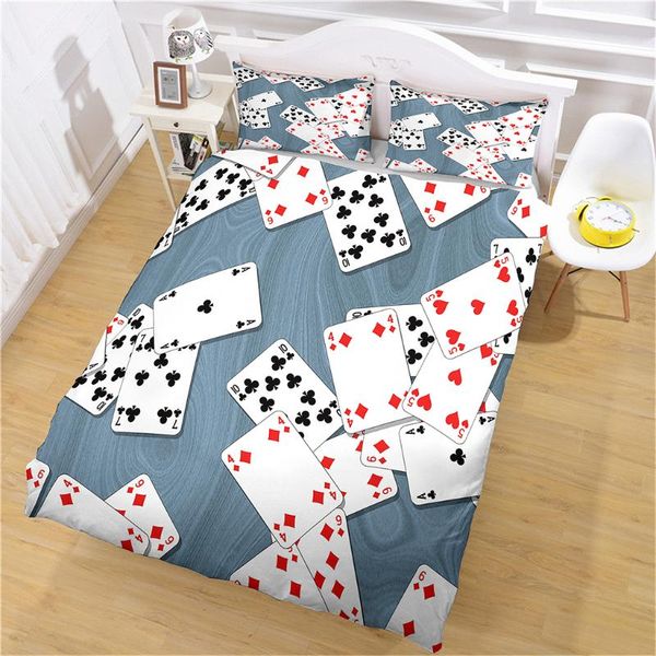 bedding sets home textile personality poker duvet cover universe starry and pillowcase king size single double bedroom bed
bedding sets home textile personality poker duvet cover universe starry and pillowcase king size single double bedroom bed