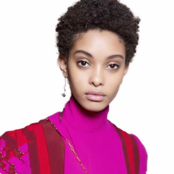 short pixie cut brazilian virgin human hair wig afro kinky curly wigs for black women, Black;brown
short pixie cut brazilian virgin human hair wig afro kinky curly wigs for black women, Black;brown