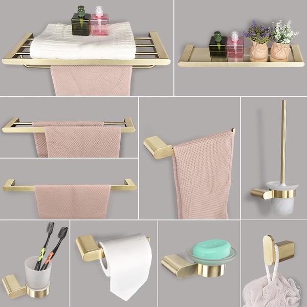brushed gold bathroom accessories set stainless steel toilet paper holder brush storage shelf towel bar bath accessory
brushed gold bathroom accessories set stainless steel toilet paper holder brush storage shelf towel bar bath accessory